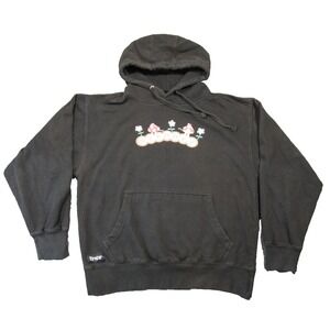 RIPNDIP Hoodie Mens M Black‎ Must Be Nice Spell Out Mushroom Cats Grunge Skater